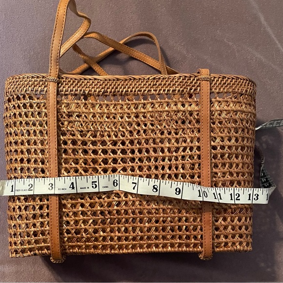 Brown Woven Tote Bag - Picture 9 of 11